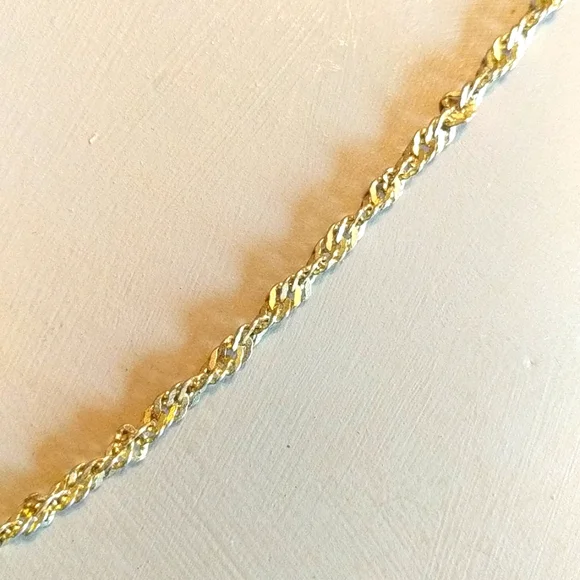 Chain Bracelet 14kgp Gold Chain Jewelry 14kgp Gold Chain Necklace